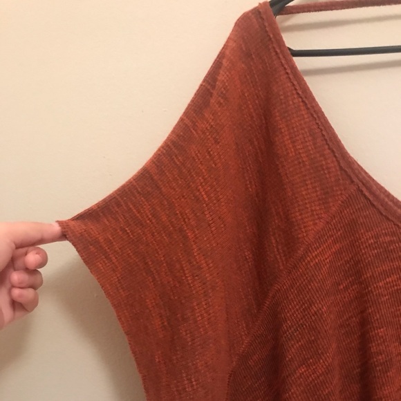 Free People Oversized Ribbed Swing Tee - Picture 3 of 5